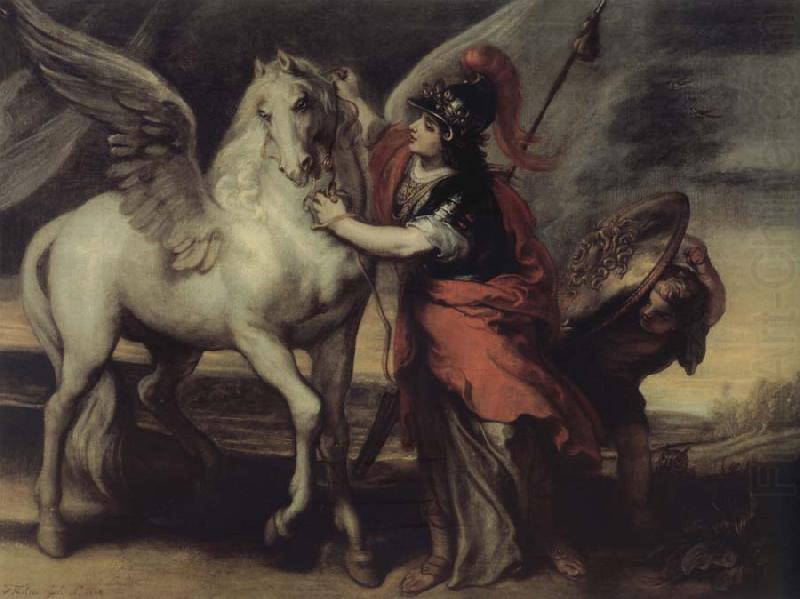 Theodor van Thulden Athene and Pegasus china oil painting image